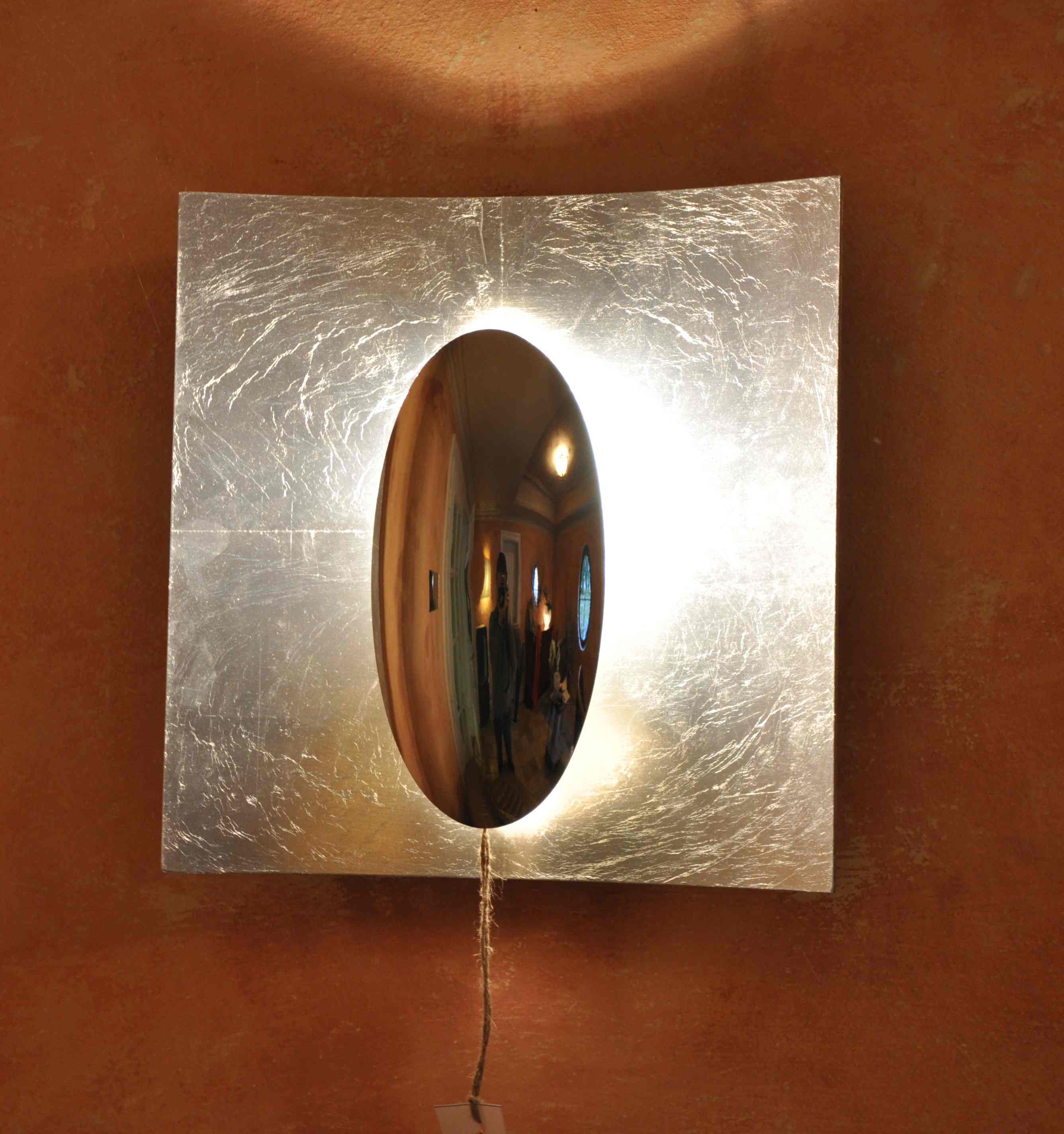10081 Wandlampe silber